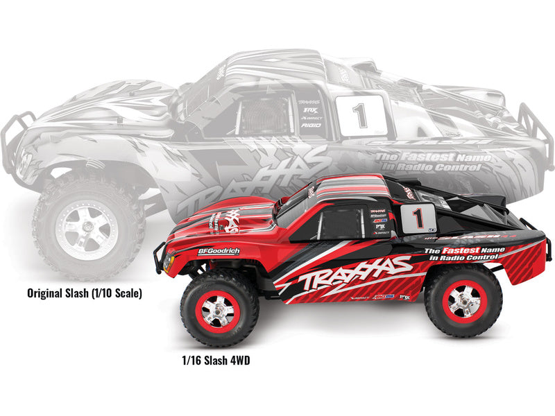 Traxxas Slash 1:16 RTR černý