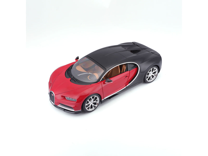 Bburago Plus Bugatti Chiron 1:18 červená
