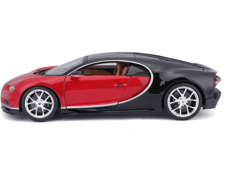 Bburago Plus Bugatti Chiron 1:18 červená