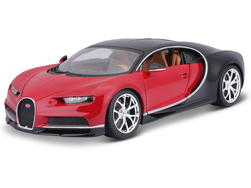 Bburago Plus Bugatti Chiron 1:18 červená