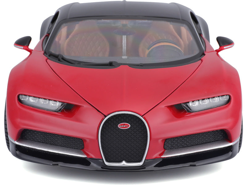 Bburago Plus Bugatti Chiron 1:18 červená