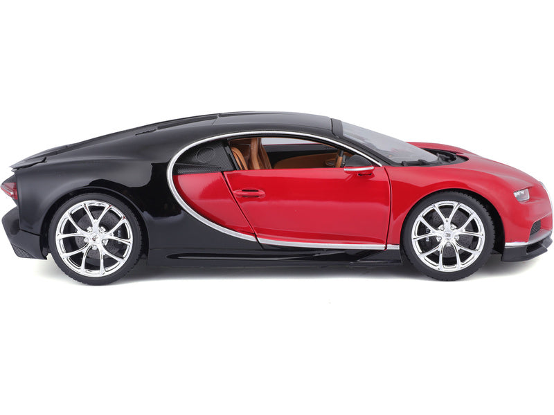 Bburago Plus Bugatti Chiron 1:18 červená