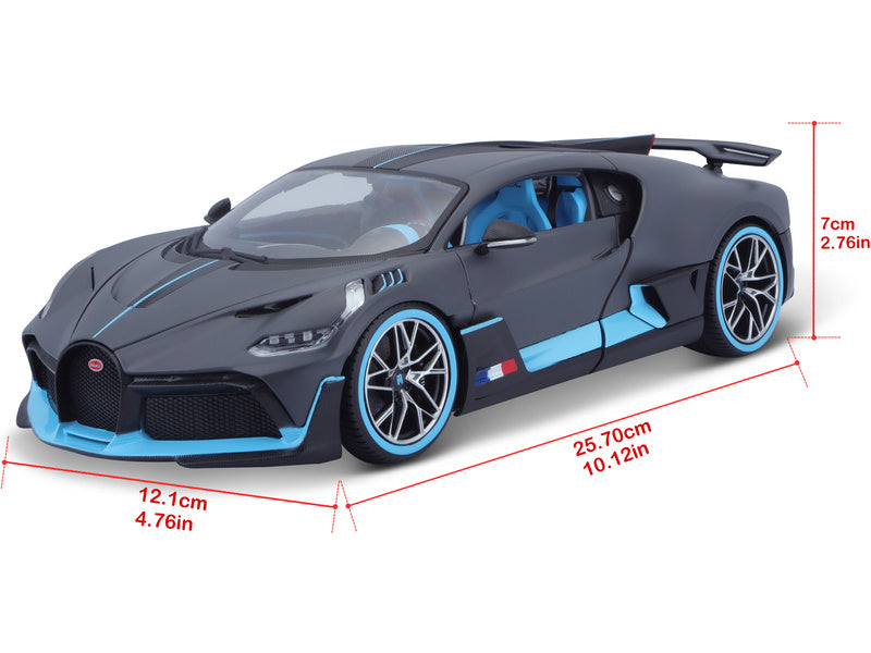 Bburago Bugatti Divo 1:18 stříbrná