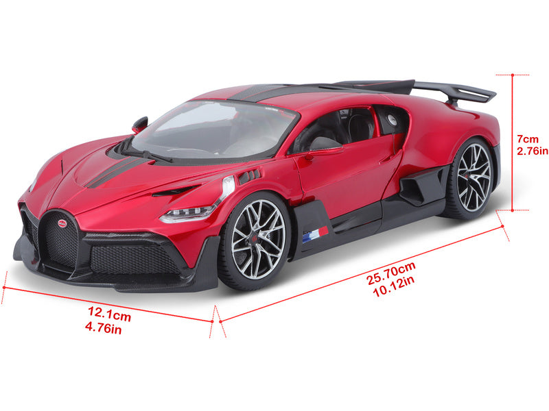 Bburago Bugatti Divo 1:18 červená