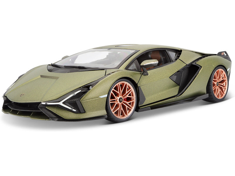Bburago Lamborghini Sián FKP 37 1:18 zelená metalíza