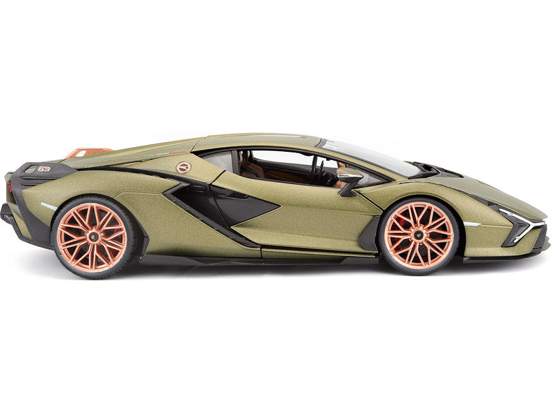 Bburago Lamborghini Sián FKP 37 1:18 zelená metalíza