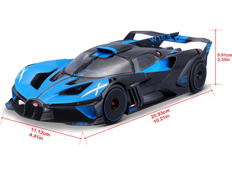 Bburago Bugatti Bolide 1:18 modrá
