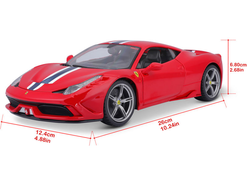 Bburago Ferrari 458 Speciale 1:18 červená