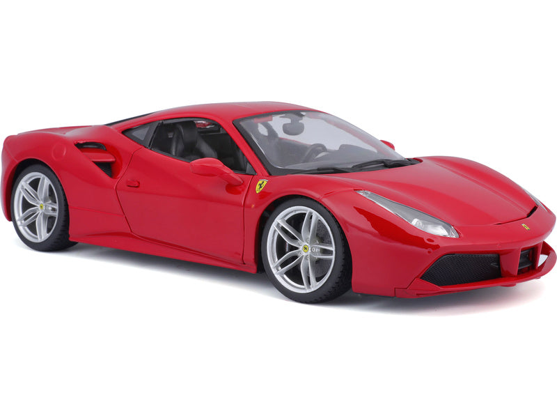 Bburago Ferrari 488 GTB 1:18 červená