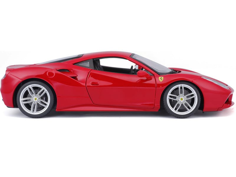 Bburago Ferrari 488 GTB 1:18 červená