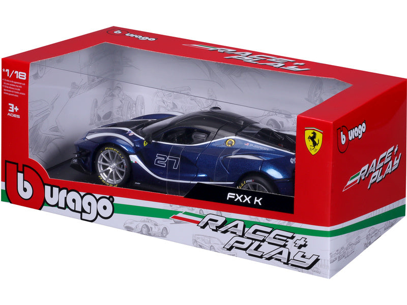 Bburago Ferrari FXX-K EVO 1:18 #27 modrá