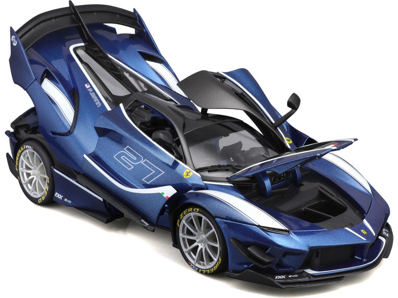 Bburago Ferrari FXX-K EVO 1:18 #27 modrá
