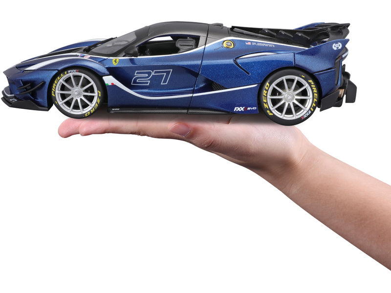Bburago Ferrari FXX-K EVO 1:18 #27 modrá
