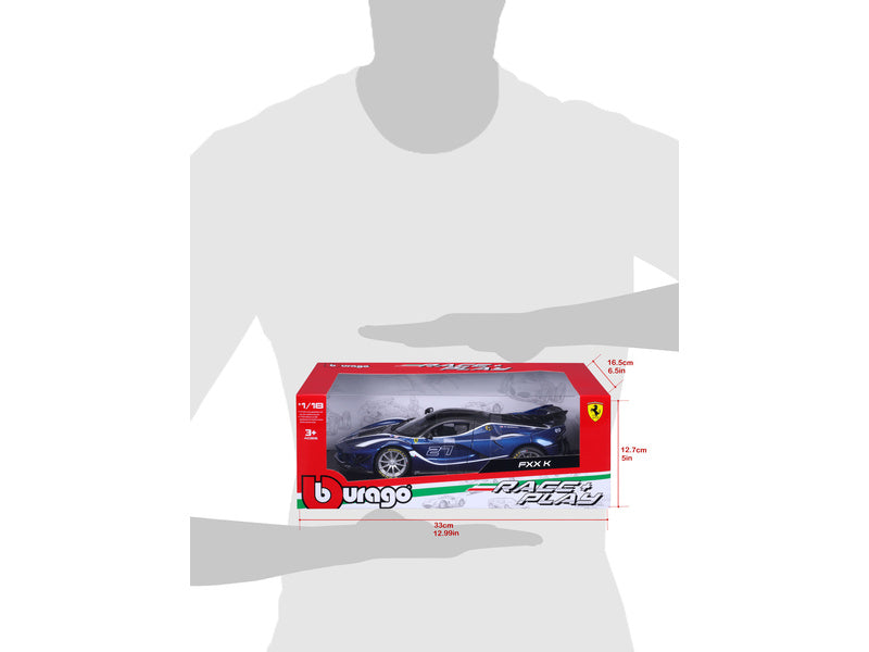 Bburago Ferrari FXX-K EVO 1:18 #27 modrá