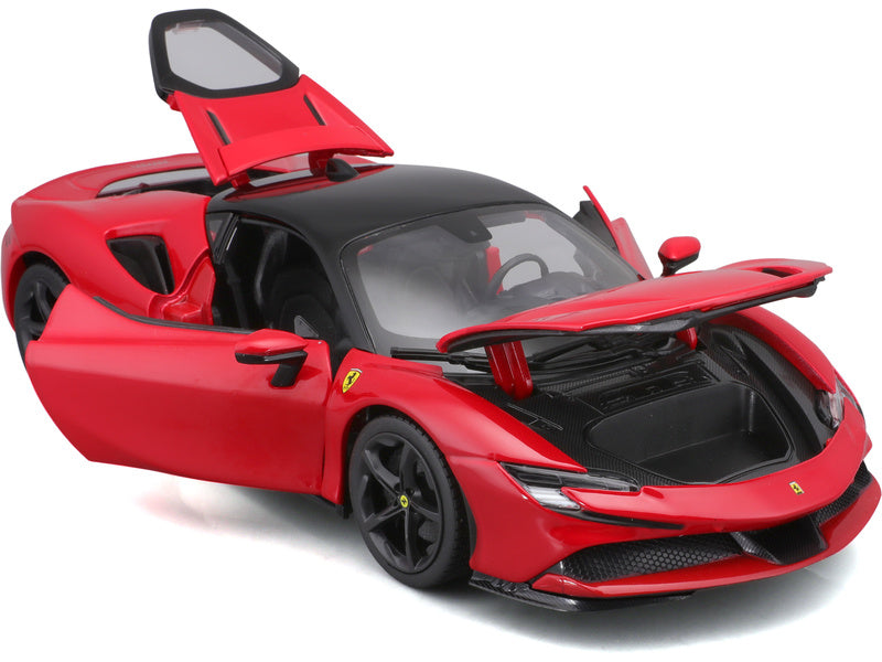 Bburago Ferrari SF90 Stradale 1:18 červená