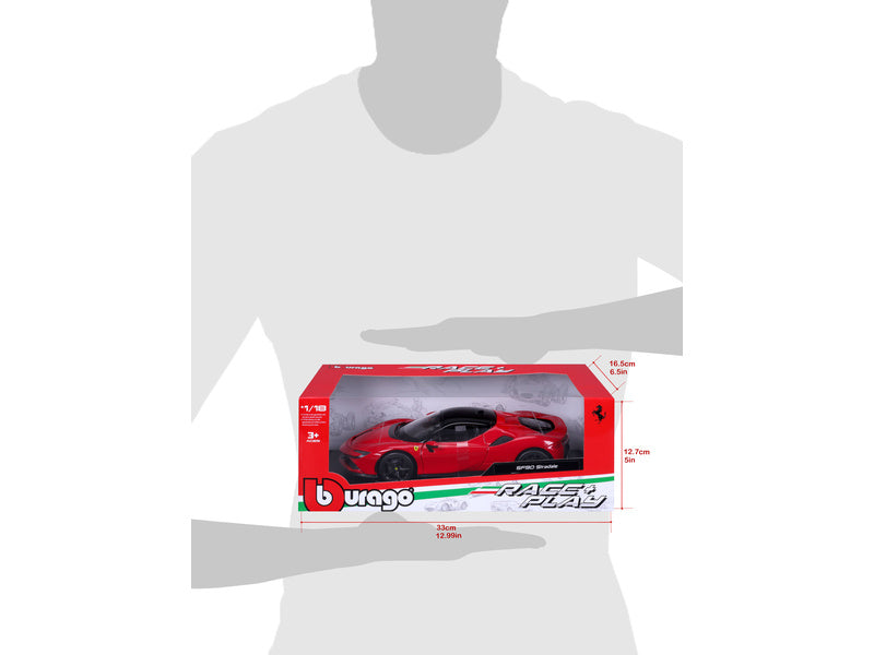 Bburago Ferrari SF90 Stradale 1:18 červená