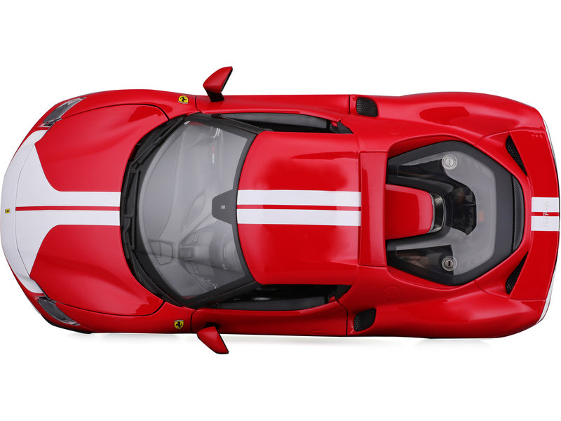 Bburago Ferrari 296 GTB Assetto Fiorano 1:18 červená