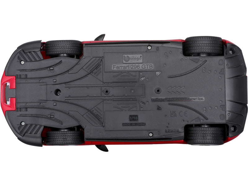 Bburago Ferrari 296 GTB Assetto Fiorano 1:18 červená