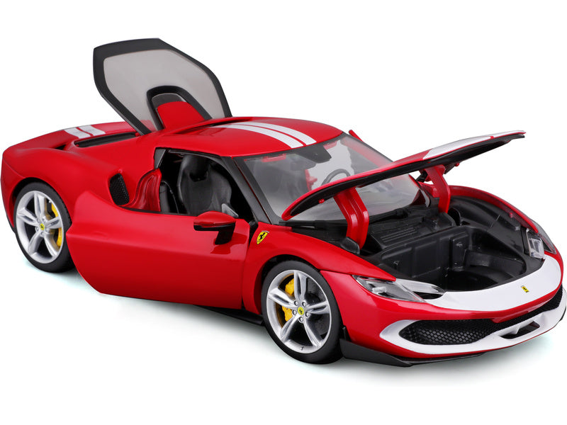 Bburago Ferrari 296 GTB Assetto Fiorano 1:18 červená