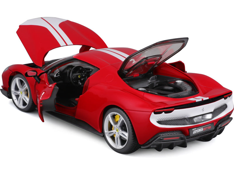 Bburago Ferrari 296 GTB Assetto Fiorano 1:18 červená
