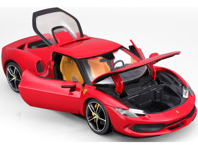 Bburago Ferrari 296 GTB 1:18 červená