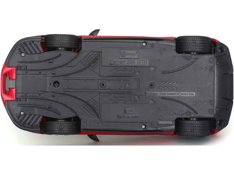 Bburago Ferrari 296 GTB 1:18 červená