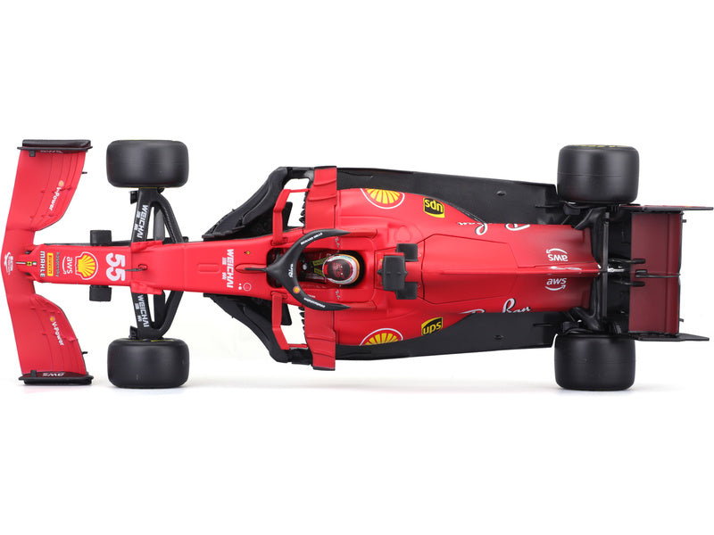 Bburago Ferrari SF21 1:18 #55 Carlos Sainz