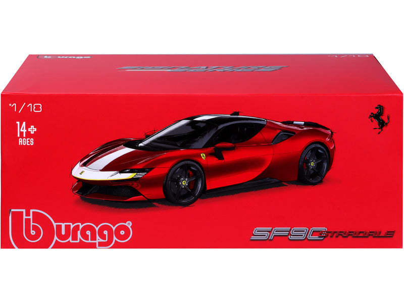 Bburago Signature Ferrari SF90 Stradale Assetto Fiorano 1:18 červená
