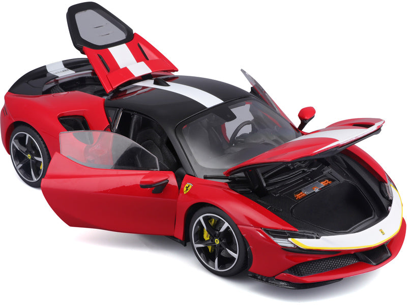 Bburago Signature Ferrari SF90 Stradale Assetto Fiorano 1:18 červená