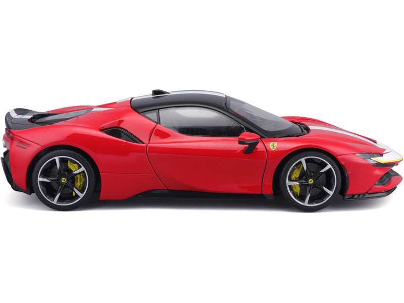 Bburago Signature Ferrari SF90 Stradale Assetto Fiorano 1:18 červená