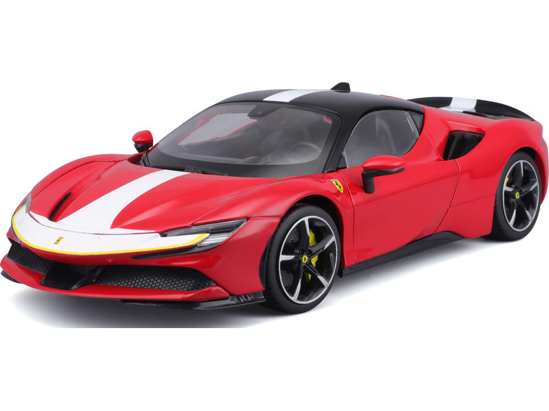 Bburago Signature Ferrari SF90 Stradale Assetto Fiorano 1:18 červená