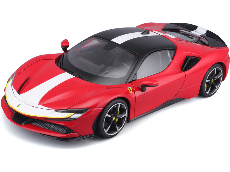 Bburago Signature Ferrari SF90 Stradale Assetto Fiorano 1:18 červená