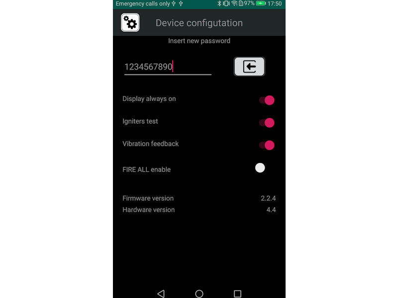 Klima ovladač el. odpal. systému WiFi 5-kanálový