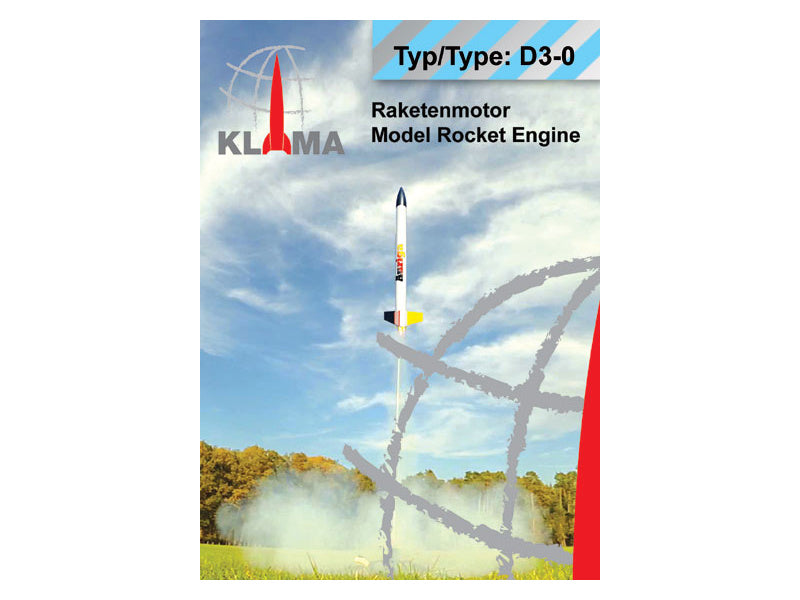 Klima raketový motor D3-0 EL (6ks)