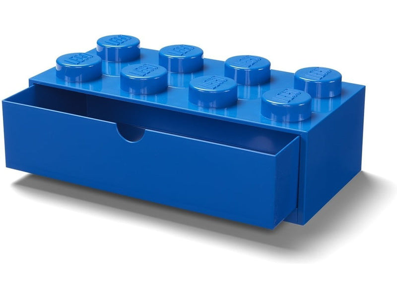 LEGO stolní box 8 se zásuvkou bílý