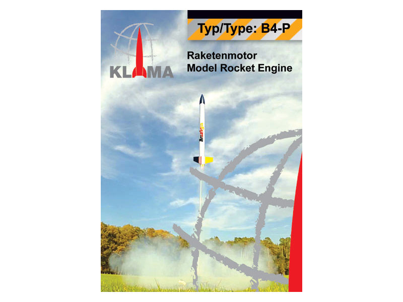 Klima raketový motor B4-P EL (30ks)