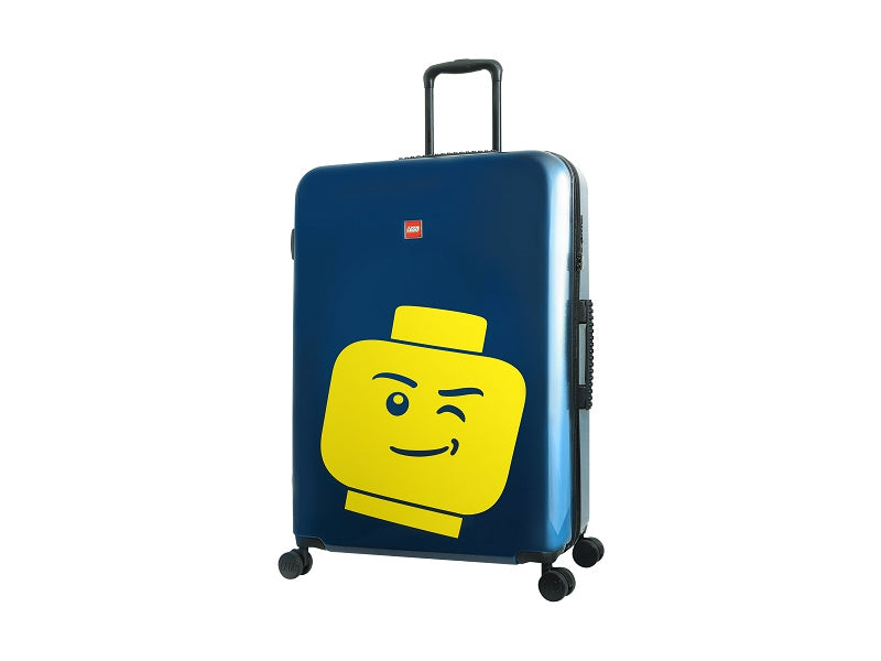 LEGO Luggage Cestovní kufr Minifigure Head 28" - námořnická modř