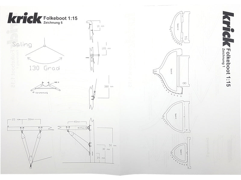 Krick Folkeboot 1:15 kit