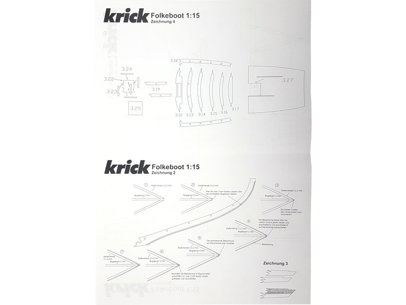 Krick Folkeboot 1:15 kit