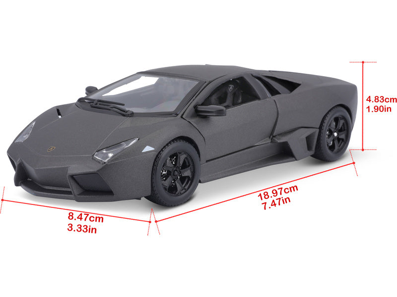 Bburago Plus Lamborghini Reventón 1:24 šedá metalíza