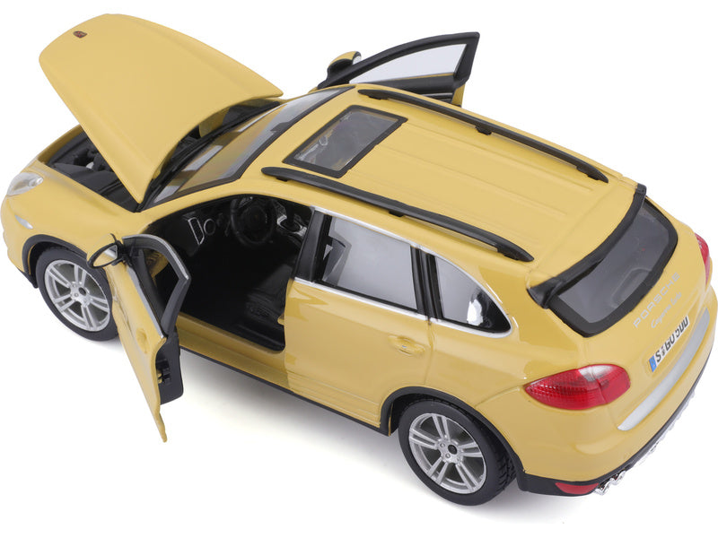Bburago Plus Porsche Cayenne Turbo 1:24 žlutá