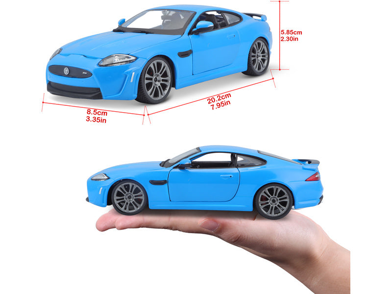 Bburago Plus Jaguar XKR-S 1:24 modrá