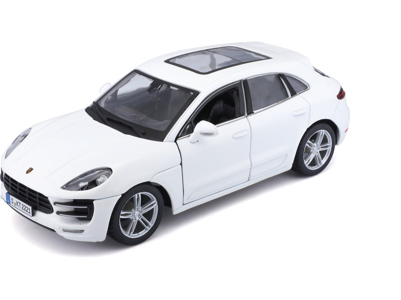 Bburago Plus Porsche Macan 1:24 bílá metalíza