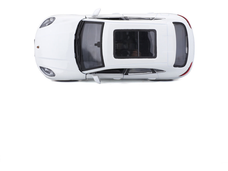 Bburago Plus Porsche Macan 1:24 bílá metalíza