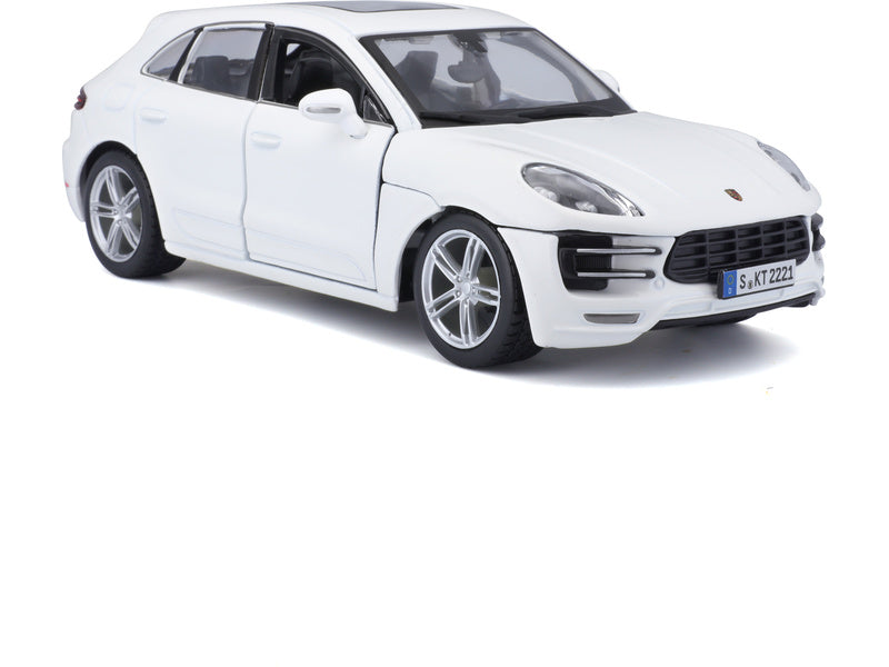 Bburago Plus Porsche Macan 1:24 bílá metalíza
