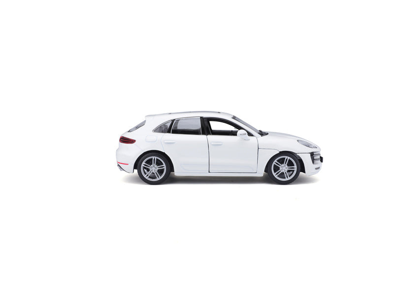 Bburago Plus Porsche Macan 1:24 bílá metalíza