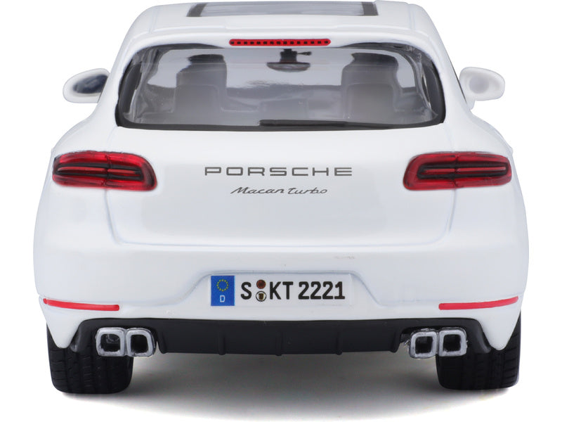 Bburago Plus Porsche Macan 1:24 bílá metalíza