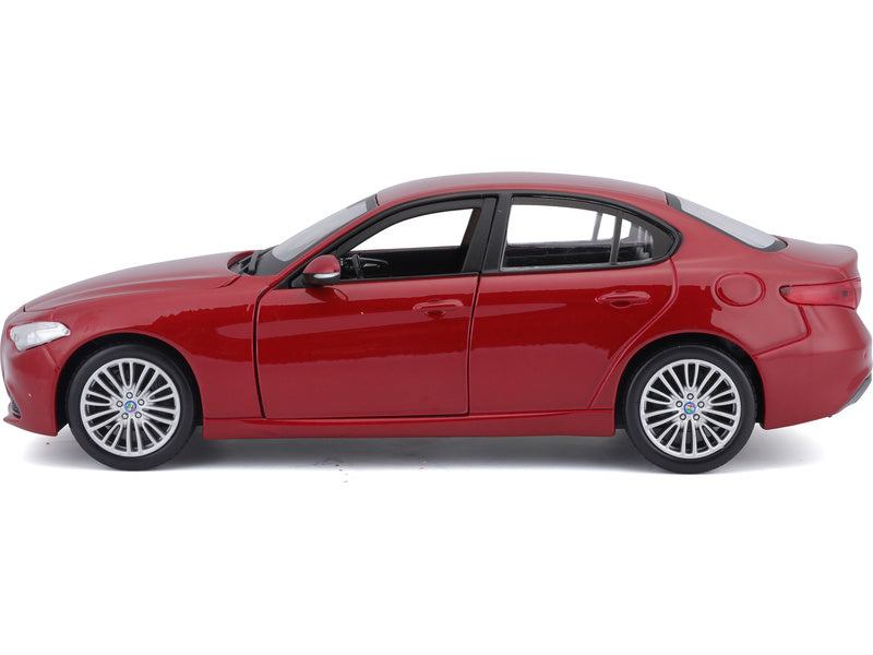 Bburago Alfa Romeo Giulia 2016 1:24 červená metalíza