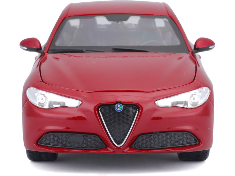 Bburago Alfa Romeo Giulia 2016 1:24 červená metalíza