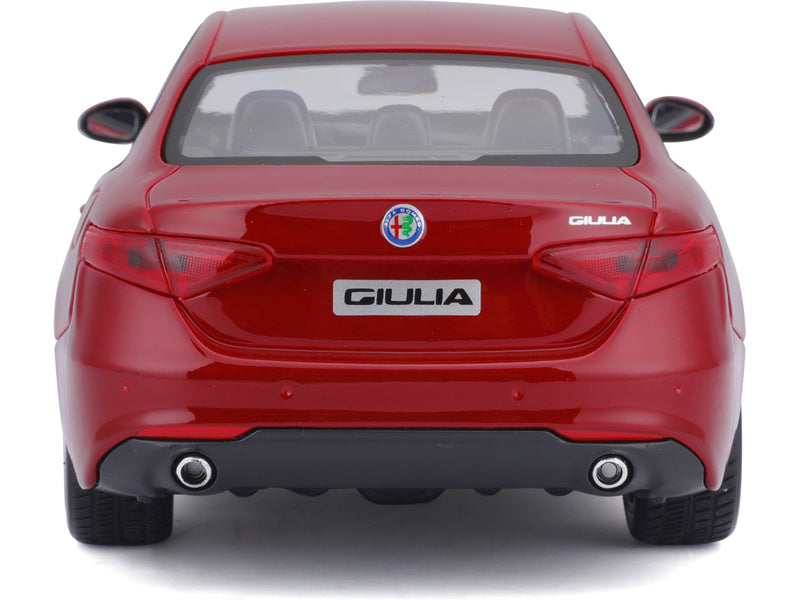 Bburago Alfa Romeo Giulia 2016 1:24 červená metalíza
